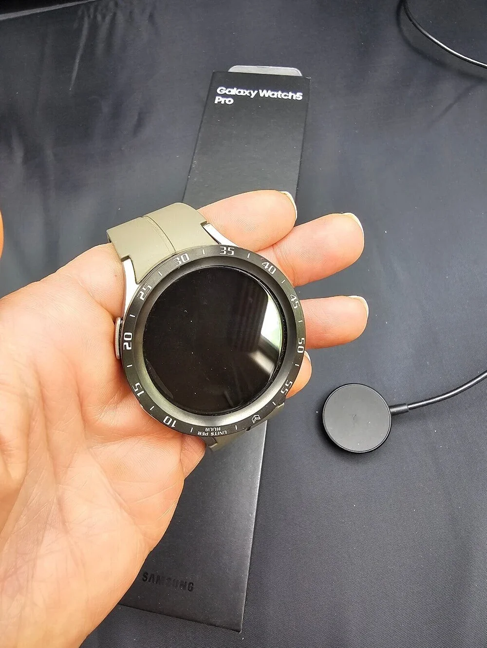 Samsung Galaxy Watch5 Pro Smartwatch with Charger - Brown